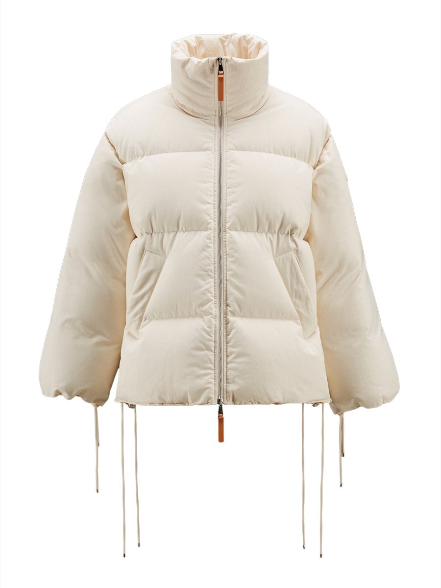 ダウンジャケット・コート MONCLER DOWN JACKET SHORT RAIMI 2 MONCLER 1952 Black 2 Moncler 1952 Dervo Logo-Appliquéd Quilted Glossed